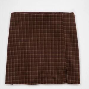 NWT! It Knit Plaid Skort